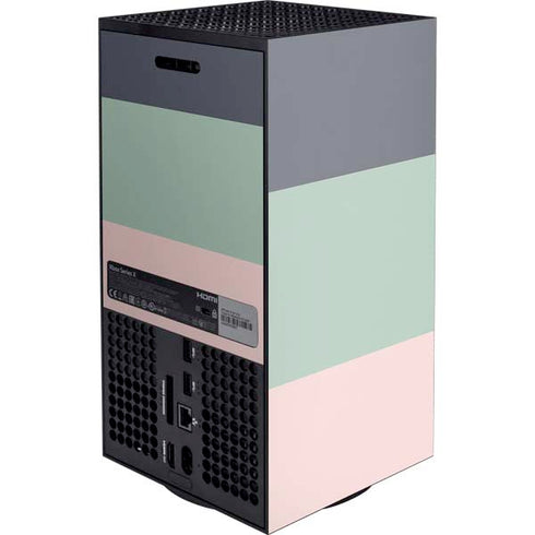 Striped Spring Colors XBox Series X Digital Edition Console Skin