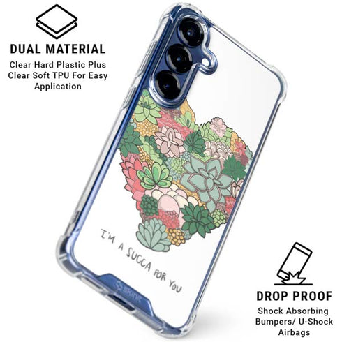 Succa For You Galaxy S25 Clear Case