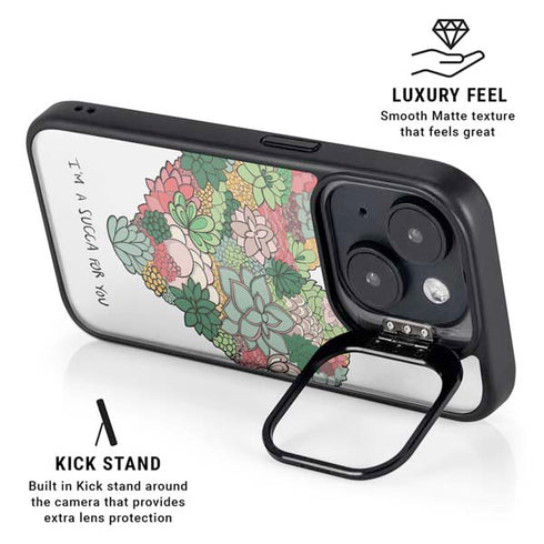 Succa For You iPhone 15 Kickstand Case