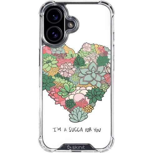 Succa For You iPhone 16 Plus Clear Case