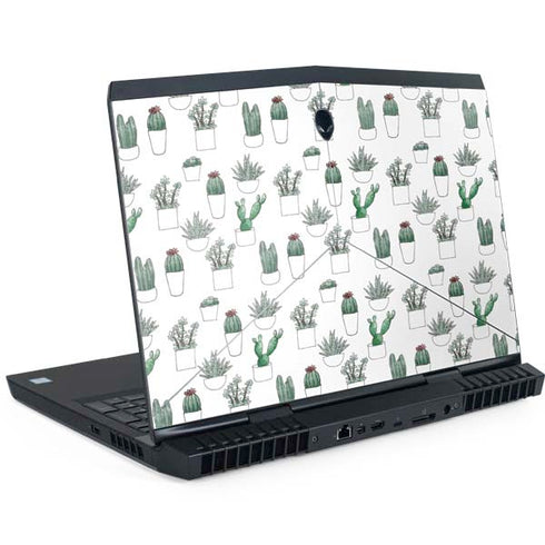 Succulent Pattern Dell Alienware Skin