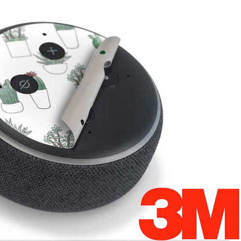 Succulent Pattern Amazon Echo Dot Skin