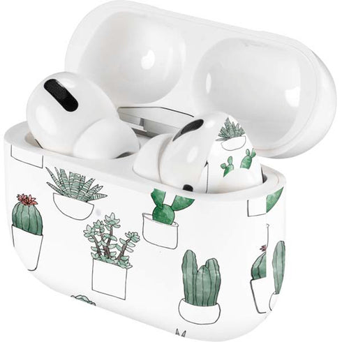 Succulent Pattern AirPods Skins