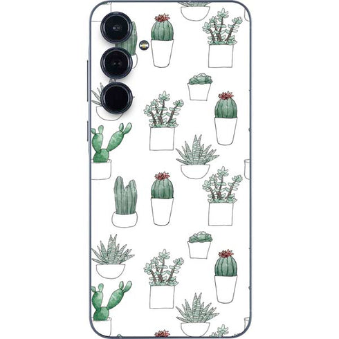 Succulent Pattern Galaxy A35 5G Skin