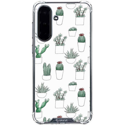 Succulent Pattern Galaxy A36 5G Clear Case