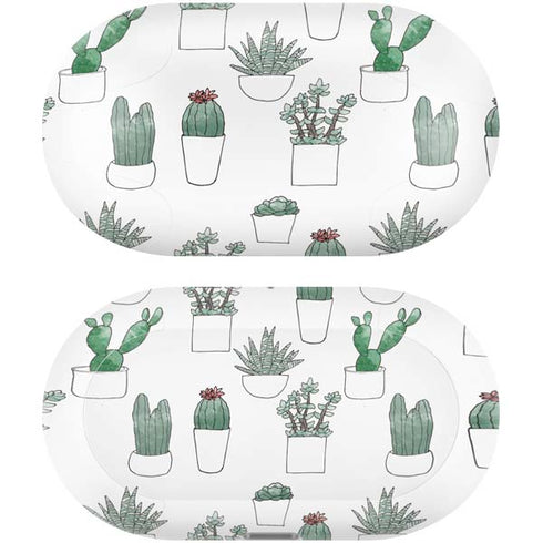 Succulent Pattern Galaxy Buds Plus Skin