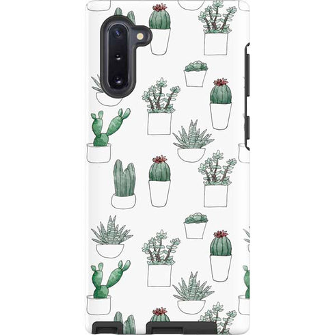 Succulent Pattern Galaxy Cases