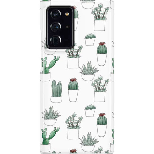 Succulent Pattern Galaxy Cases