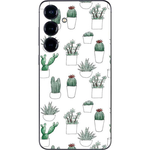 Succulent Pattern Galaxy S25 Plus Skin