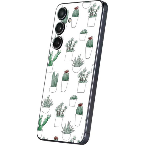 Succulent Pattern Galaxy S24 Plus Skin