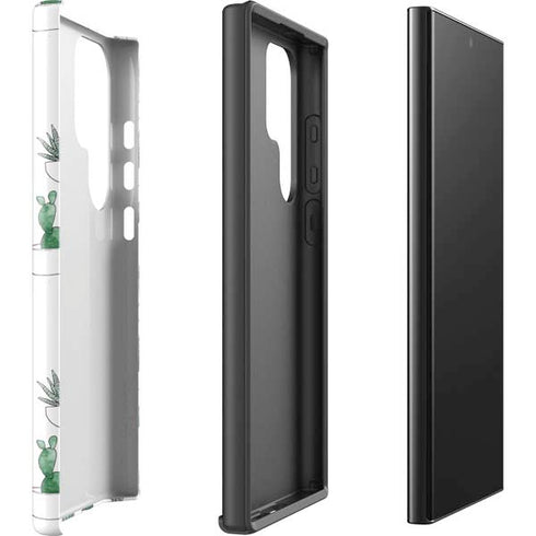 Succulent Pattern Galaxy S25 Ultra Impact Case