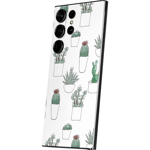 Succulent Pattern Galaxy S25 Ultra Skin