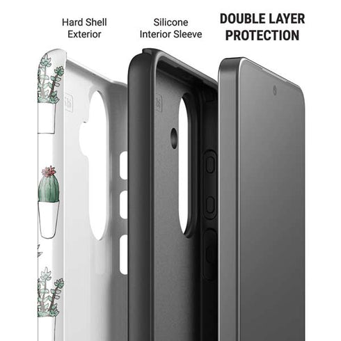Succulent Pattern Galaxy S26 Impact Case