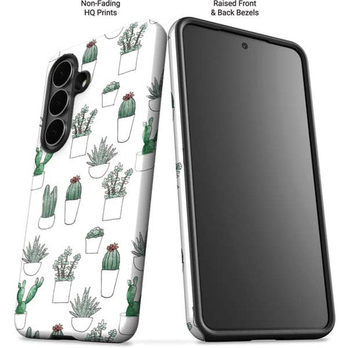 Succulent Pattern Galaxy S26 Impact Case