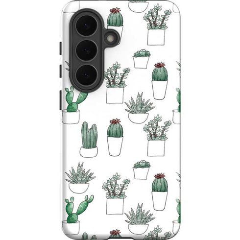 Succulent Pattern Galaxy S26 Plus Impact Case