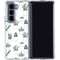 Succulent Pattern Galaxy Z Fold5 5G Clear Case