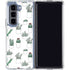 Succulent Pattern Galaxy Z Fold5 5G Clear Case