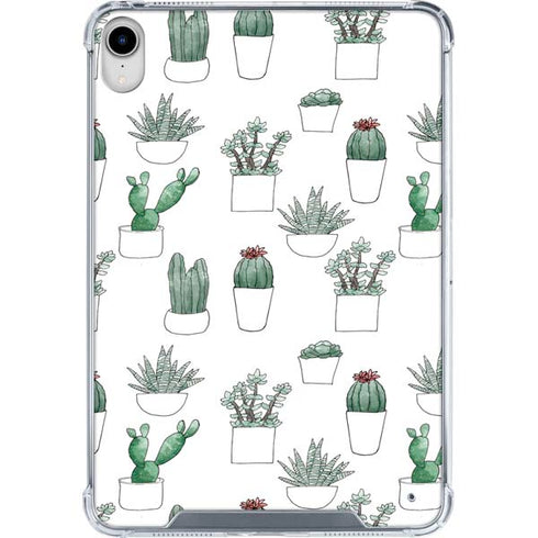 Succulent Pattern iPad 11th Gen (2025) Clear Case