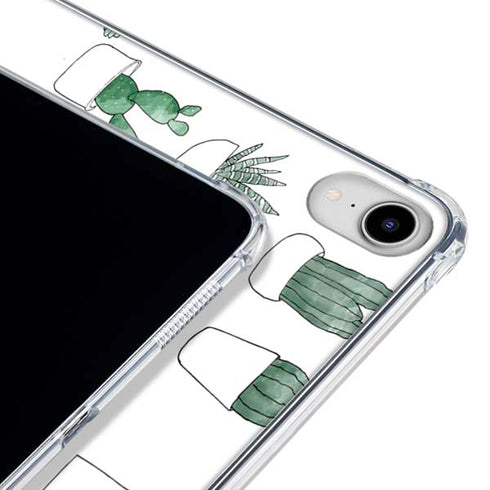 Succulent Pattern iPad 11th Gen (2025) Clear Case