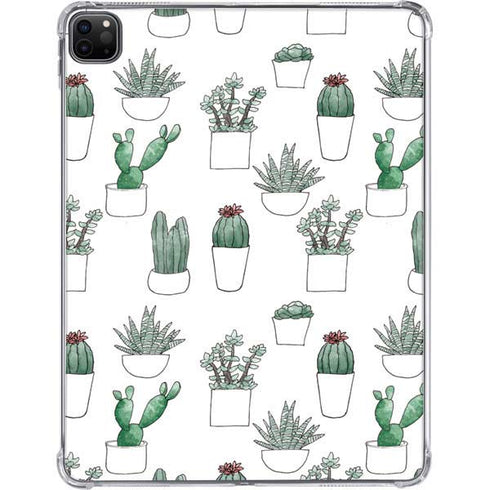 Succulent Pattern iPad Pro 11in (2024) Clear Case