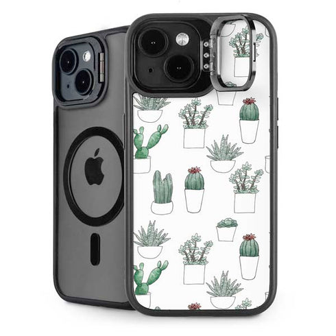 Succulent Pattern iPhone 13 Kickstand Case