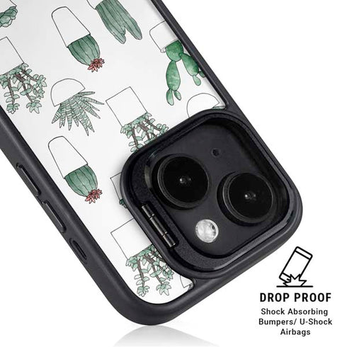 Succulent Pattern iPhone 13 Kickstand Case