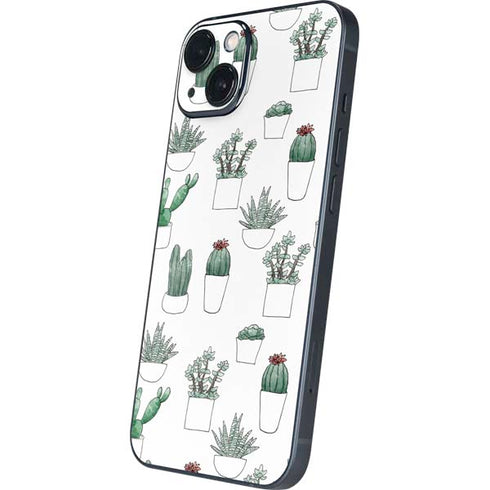 Succulent Pattern iPhone 15 Skin