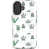 Succulent Pattern iPhone 16 Plus Impact Case