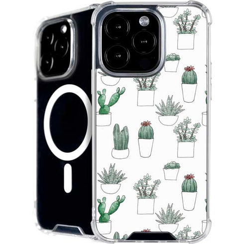 Succulent Pattern iPhone 16 Pro MagSafe Case