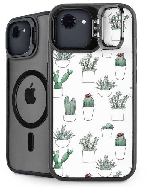Succulent Pattern iPhone 16e Kickstand Case