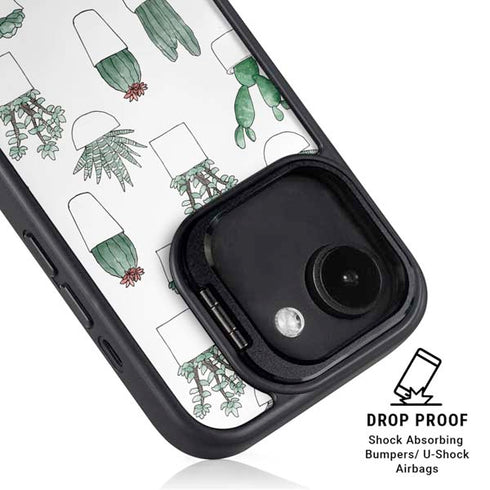Succulent Pattern iPhone 16e Kickstand Case