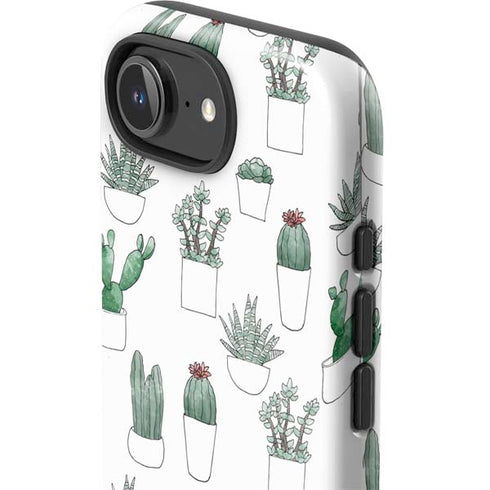 Succulent Pattern iPhone 16e Impact Case