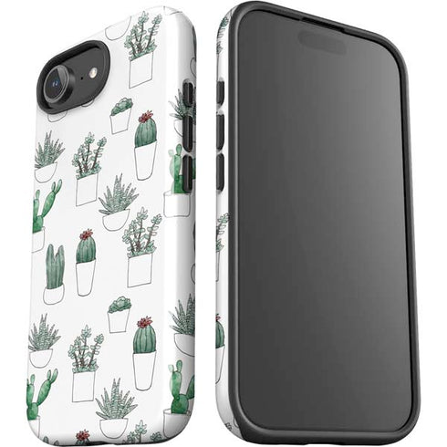 Succulent Pattern iPhone 16e Impact Case