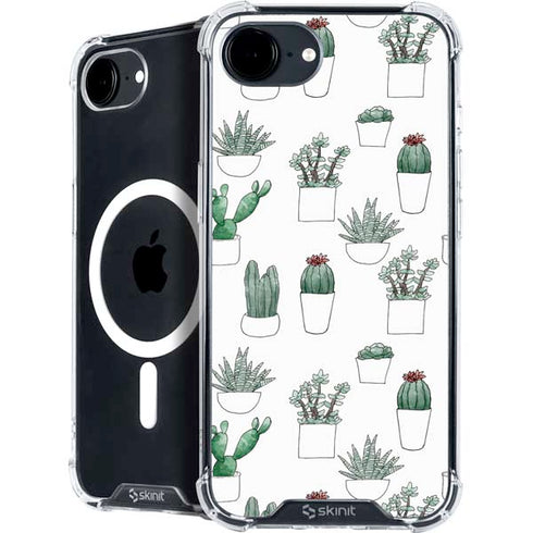 Succulent Pattern iPhone 16e MagSafe Case