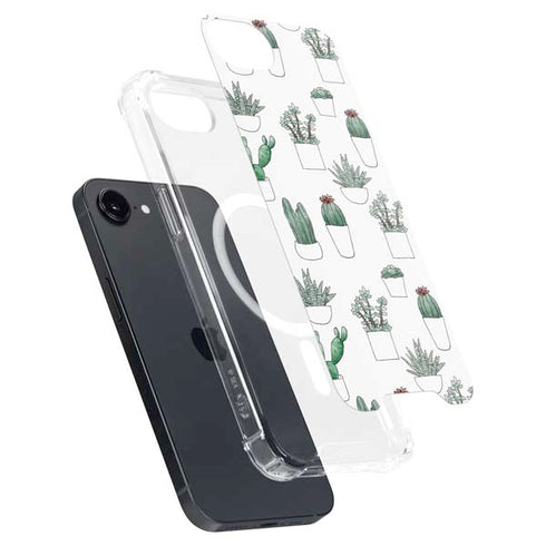 Succulent Pattern iPhone 16e MagSafe Case