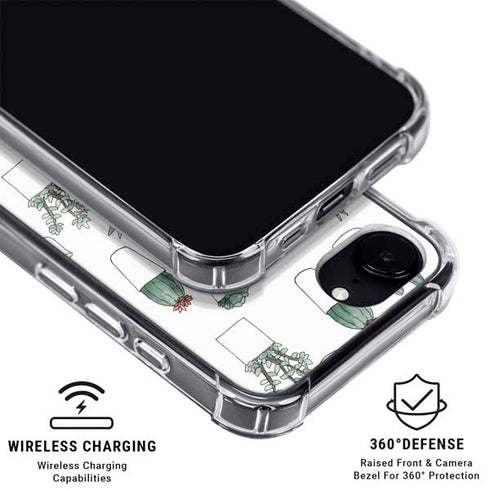 Succulent Pattern iPhone 16e MagSafe Case