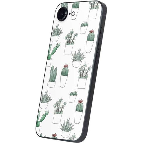 Succulent Pattern iPhone 16e Skin