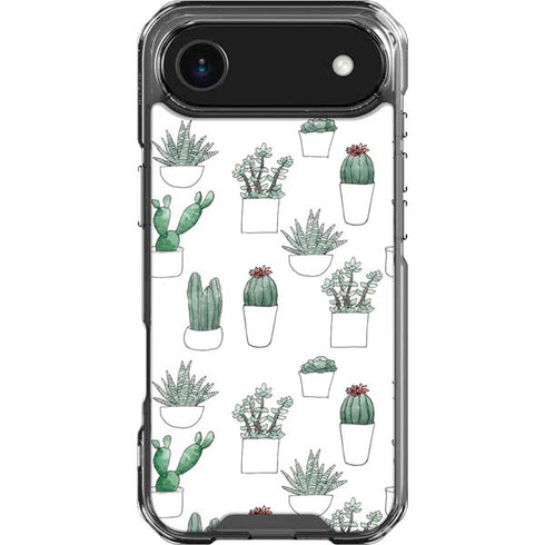 Succulent Pattern iPhone 17 Air Clear Case