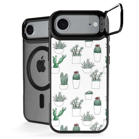 Succulent Pattern iPhone 17 Air Kickstand Case