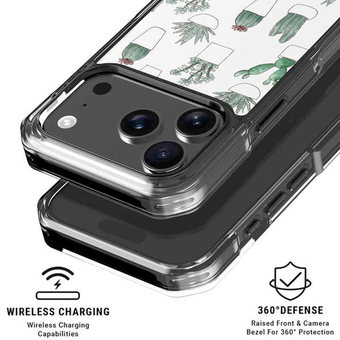Succulent Pattern iPhone 17 Pro MagSafe Case