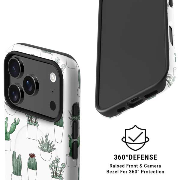 succulent case Succulent Pattern iPhone 17 Pro Magsafe Impact Case