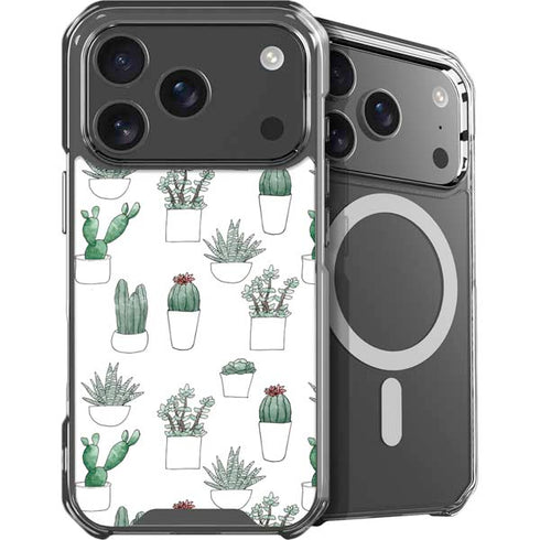 Succulent Pattern iPhone 17 Pro Max MagSafe Case