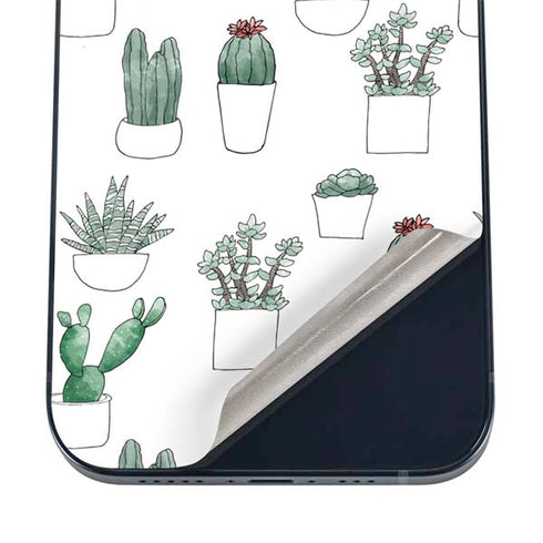 Succulent Pattern iPhone 17 Skin