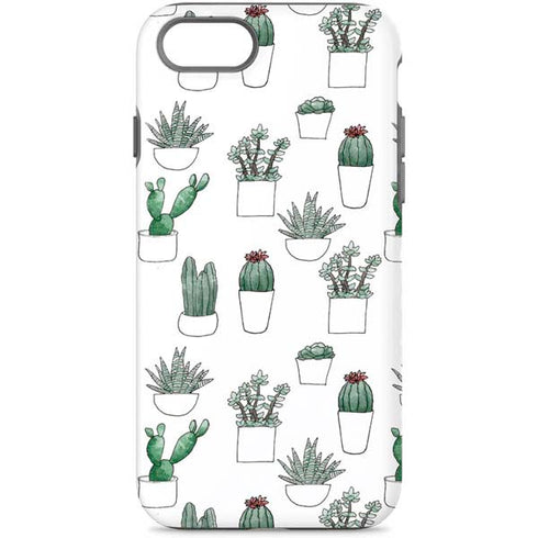Succulent Pattern iPhone Cases