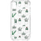 Succulent Pattern iPhone XS Clear Case