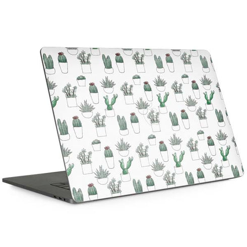 Succulent Pattern MacBook Skins