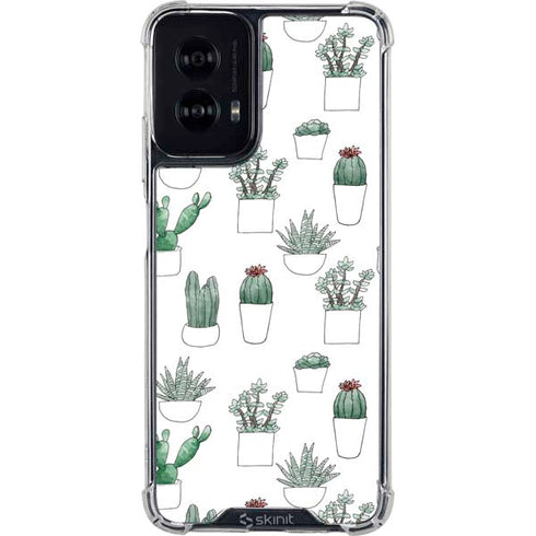 Succulent Pattern Moto G Power 5G (2024) Clear Case