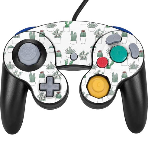 Succulent Pattern Nintendo Skins