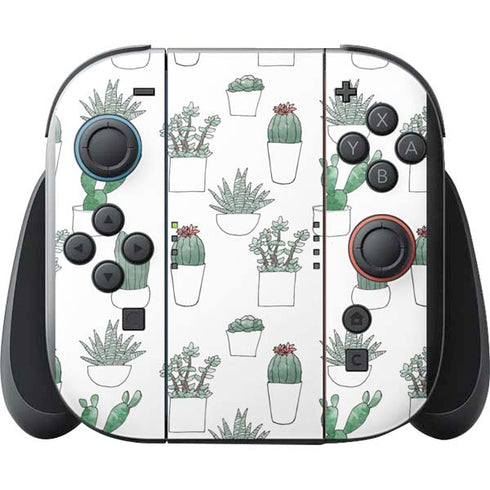 Succulent Pattern Nintendo Switch 2 (2025) with Joy-Con Skin
