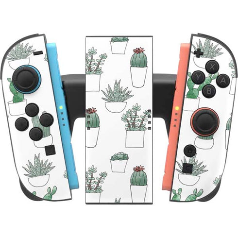 Succulent Pattern Nintendo Switch 2 (2025) Joy-Con Controller Skin
